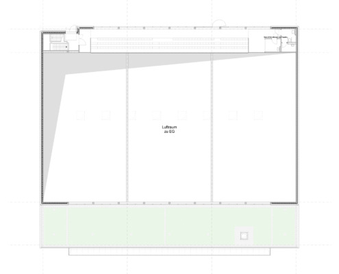 Grundriss OG Dreifeldsporthalle Grundschule Sinstorf
